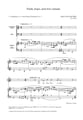 Faith, hope, and love SAB choral sheet music cover